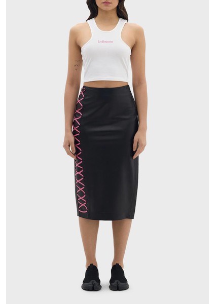 Pamuklu Cropped Fit Top Bayan Top LB24SSKISFUTN fırsatları