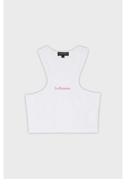 Pamuklu Cropped Fit Top Bayan Top LB24SSKISFUTN