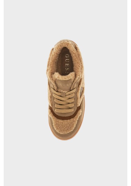 MIRAM10 Peluş Detaylı Logolu Sneaker Ayakkabı FLFM10FAB12 Bayan Ayakkabı FLFM10 FAB12 Natu modelleri