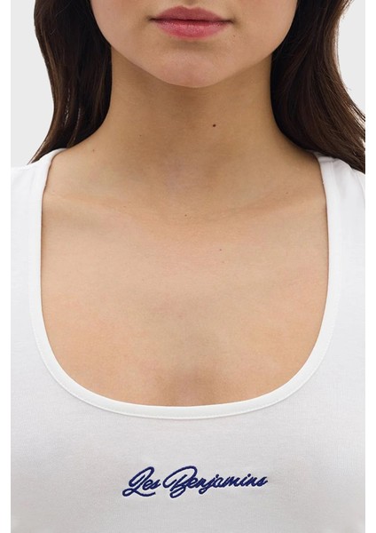 Pamuklu Cropped Fit Top Bayan Top LB24SSKISFUTN fırsatları