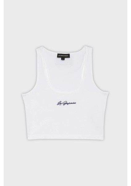 Pamuklu Cropped Fit Top Bayan Top LB24SSKISFUTN