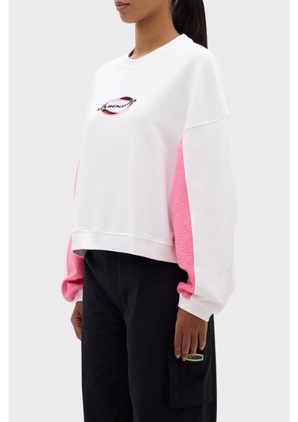 Pamuklu Bisiklet Yaka Regular Fit Sweat Bayan Sweat LB24SSKISFUSW modelleri