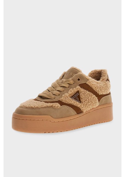 MIRAM10 Peluş Detaylı Logolu Sneaker Ayakkabı FLFM10FAB12 Bayan Ayakkabı FLFM10 FAB12 Natu fiyatları