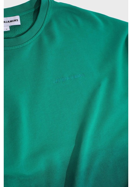 Pamuklu Oversize Bisiklet Yaka Sweat Erkek Sweat LB24FWESSMUSW indirimleri