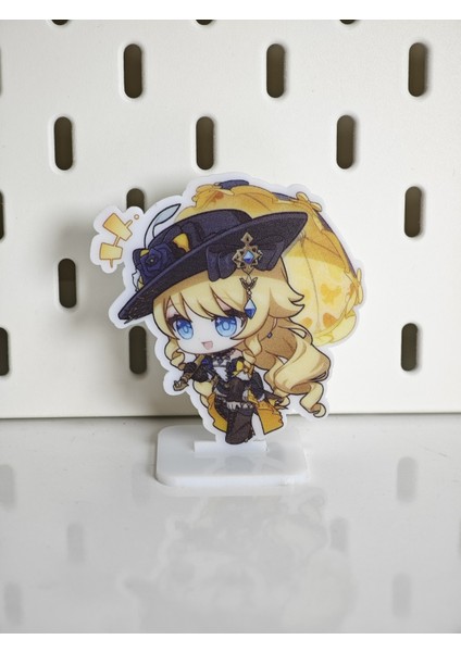 Genshin Navia Mini Karakter Figür Standı (1 Adet)