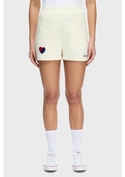 Pamuklu Regular Fit Yüksek Bel Jakarlı Short Bayan Short LB25SSUNLFUSO fırsatları
