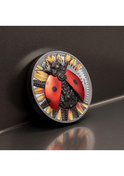 Rimagold Rimagold Mekanik Uğur Böceği Gümüş Sikke Coin modelleri