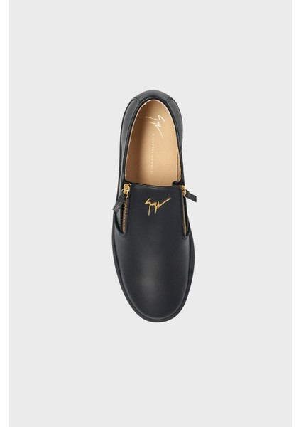 Deri Logolu Kalın Tabanlı Sneaker Ayakkabı Erkek Ayakkabı RU50007 indirimleri