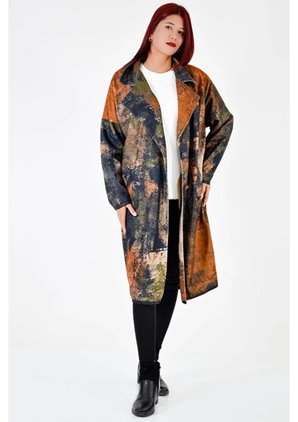 Batik Desen Uzun Ceket indirimleri
