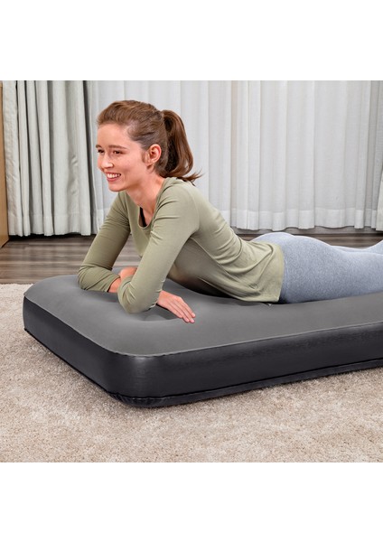 Single Tek Kişilik Şişme Yatak 185X76X22CM 671GY