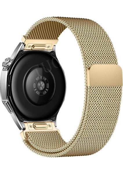 Watch Gt3 / Gt3 Pro / Gt4 / Gt4 Pro / Gt5 / Gt5 Pro 46MM Uyumlu Metal Milanese Hasır Kordon – Paslanmaz Çelik, Manyetik Mıknatıslı Bileklik Kayış fiyatları