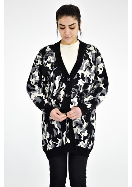 Kamuflaj Desenli Triko Ceket modelleri