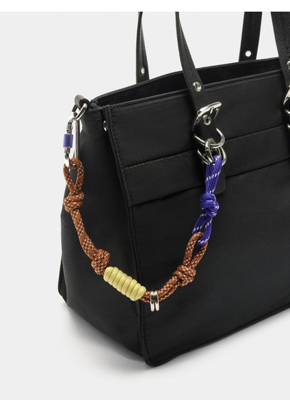 Charm’lı Teknik Kumaş Tote Çanta indirimleri