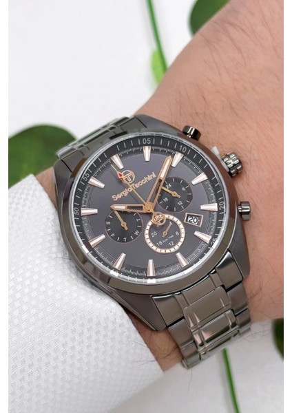 Çelik Kordon&kasa Erkek Kol Saati Füme ST.1.10161-6 ZMST003