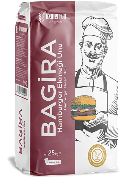 Bagira Hamburger Ekmeği Unu 25 kg