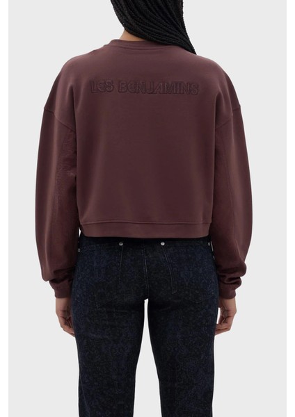 Pamuklu Relaxed Fit Crop Sweat Bayan Sweat LB23FWFRWFUSW modelleri