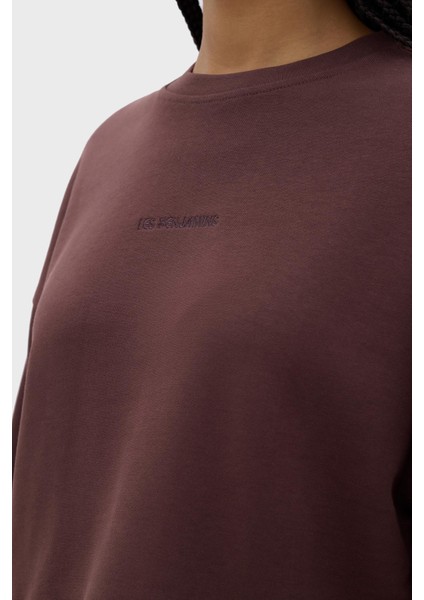 Pamuklu Relaxed Fit Crop Sweat Bayan Sweat LB23FWFRWFUSW indirimleri