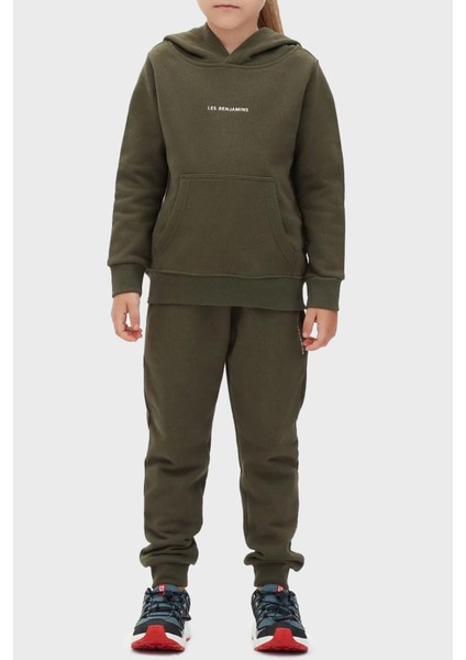 Logolu Regular Fit Kapüşonlu Kanguru Cepli % 100 Pamuk Sweat Unisex Sweat LB22FWCHLCUHD fiyatları