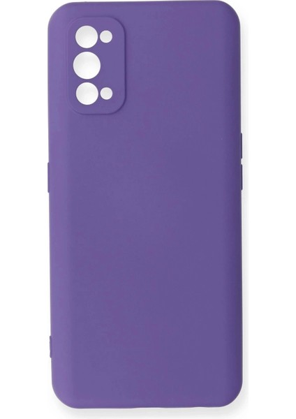 Newface Realme 7 Pro Kılıf Nano Içi Kadife Silikon - Mor