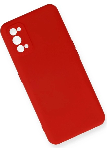 Newface Realme 7 Pro Kılıf Nano Içi Kadife Silikon - Kırmızı modelleri