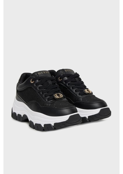 Berrett2 4g Logolu Kalın Tabanlı Sneaker Ayakkabı FLFBRTELE12 Bayan Ayakkabı Flfbrt ELE12 Black fiyatları