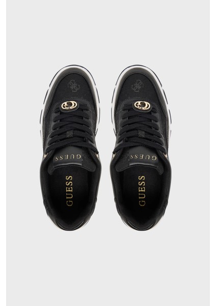 Berrett2 4g Logolu Kalın Tabanlı Sneaker Ayakkabı FLFBRTELE12 Bayan Ayakkabı Flfbrt ELE12 Black modelleri