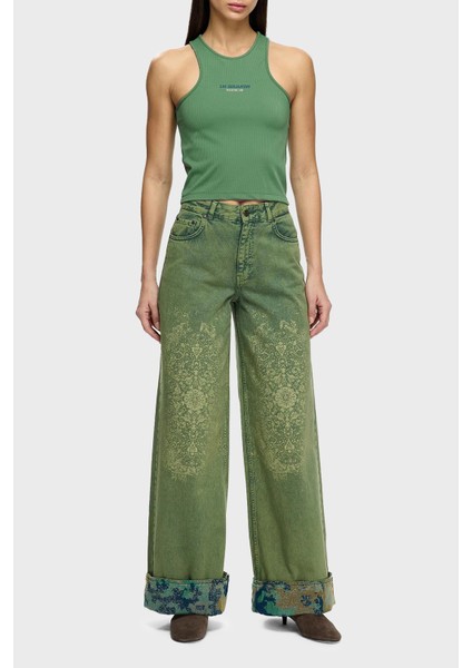 Slim Fit Halter Yaka Logolu Top Bayan Top LB25SSUNLFUTN indirimleri