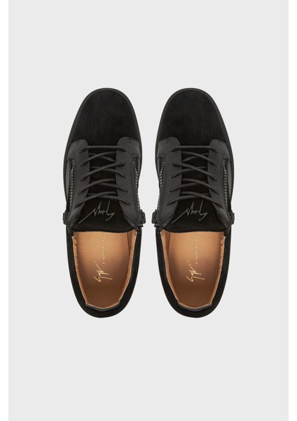 Logolu Süet Detaylı Sneaker Ayakkabı Erkek Ayakkabı RU40037 modelleri