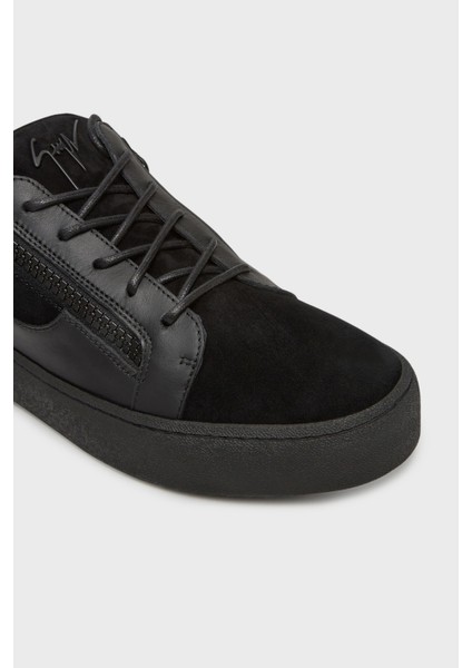 Logolu Süet Detaylı Sneaker Ayakkabı Erkek Ayakkabı RU40037 indirimleri