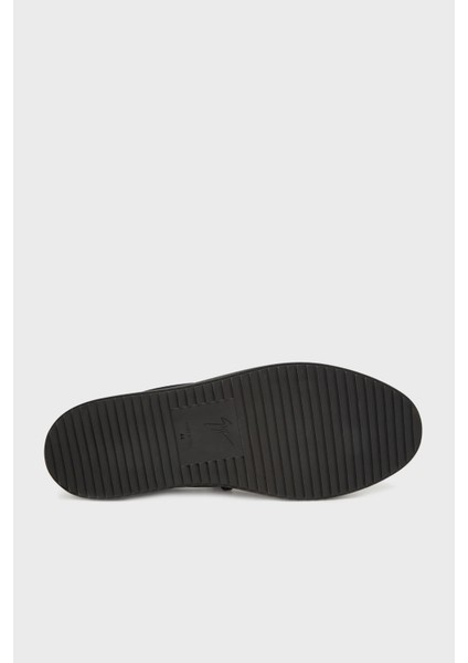 Logolu Süet Detaylı Sneaker Ayakkabı Erkek Ayakkabı RU40037
