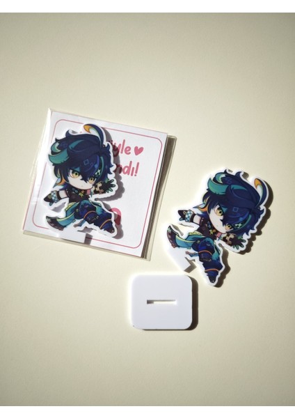 Genshin Kinich Mini Karakter Figür Standı