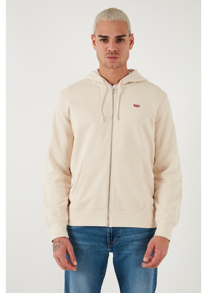 Pamuklu Regular Fit Kapüşonlu Fermuarlı Sweat Erkek Sweat A7770 modelleri