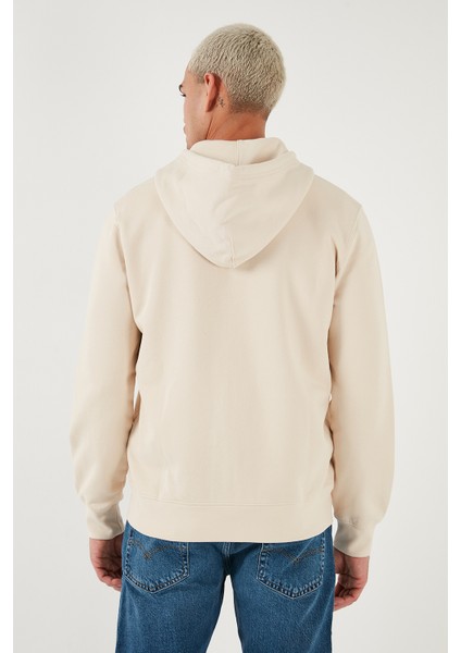 Pamuklu Regular Fit Kapüşonlu Fermuarlı Sweat Erkek Sweat A7770
