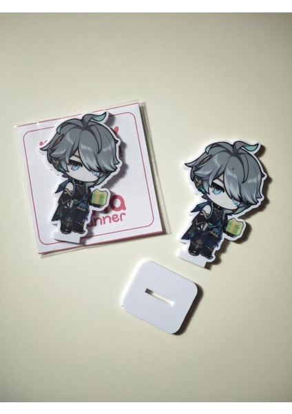 Genshin Alhaitham Mini Karakter Figür Standı