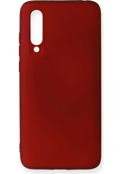 Newface Xiaomi Mi 9 Lite Kılıf First Silikon - Bordo