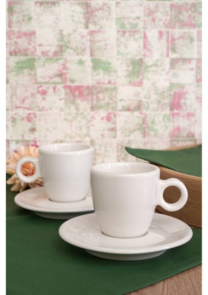 2'li Porselen Espresso Takımı