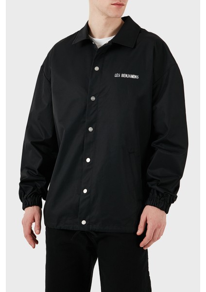 Baskılı Pamuk Karışımlı Regular Fit Çıtçıt Düğmeli Ceket Erkek Ceket LB25SSUNLMUJC fırsatları