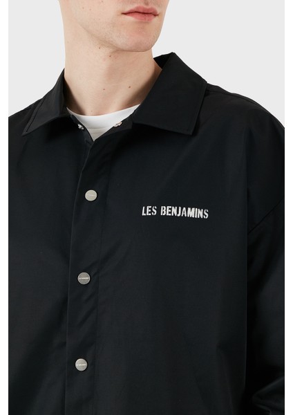 Baskılı Pamuk Karışımlı Regular Fit Çıtçıt Düğmeli Ceket Erkek Ceket LB25SSUNLMUJC indirimleri