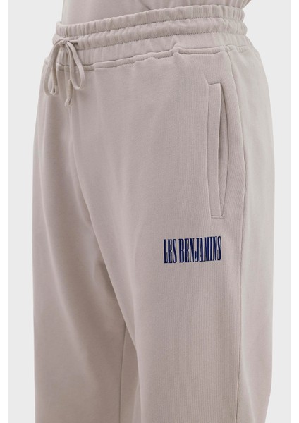 Pamuklu Relaxed Fit Jogger Spor Pantolon Erkek Pantolon LB24SSKISMUSP