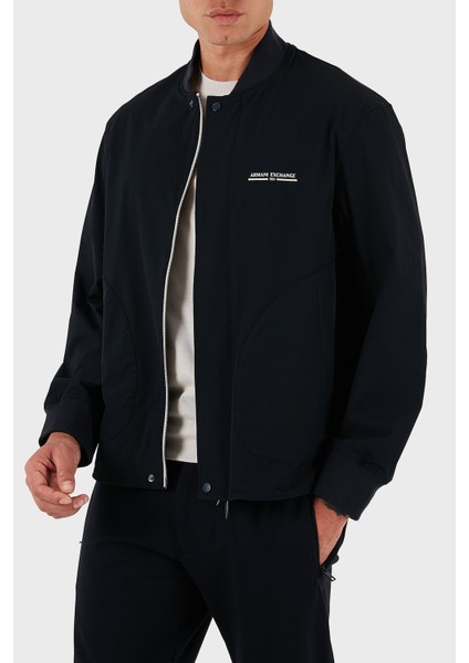 Regular Fit Kolej Yaka Logolu Bomber Ceket Erkek CEKET XM001854 AF15604 UB101