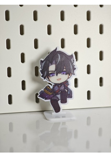 Genshin Wriothesley Mini Karakter Figür Standı (1 Adet) modelleri