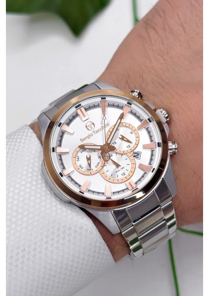 Çelik Kordon&kasa Erkek Kol Saati Gümüş-Beyaz ST.1.10245-2 ZMST002