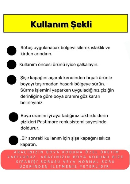 Peugeot 308/E308 Okenit Beyaz Esu - Profesyonel Çizik ve Taş Izi Giderici Rötuş Boyası 20ML. fırsatları