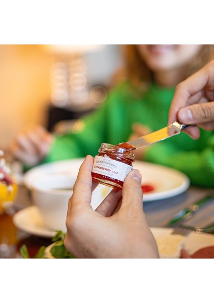 Gourmet Organik Vişne Reçeli Cam Kavanoz 32 gr x 50 Adet fırsatları