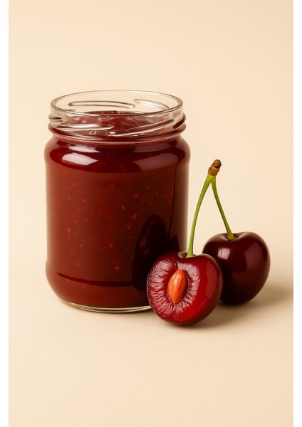 Gourmet Organik Vişne Reçeli Cam Kavanoz 32 gr x 50 Adet modelleri