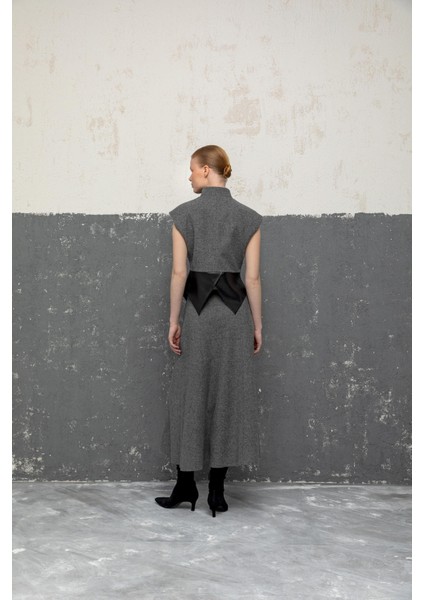 Deri Detaylı Uzun Etek 26W30816 fiyatları