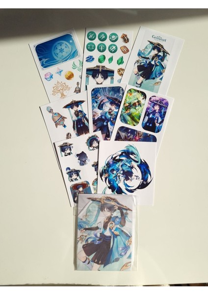 Genshin Impact Wanderer Sticker Seti