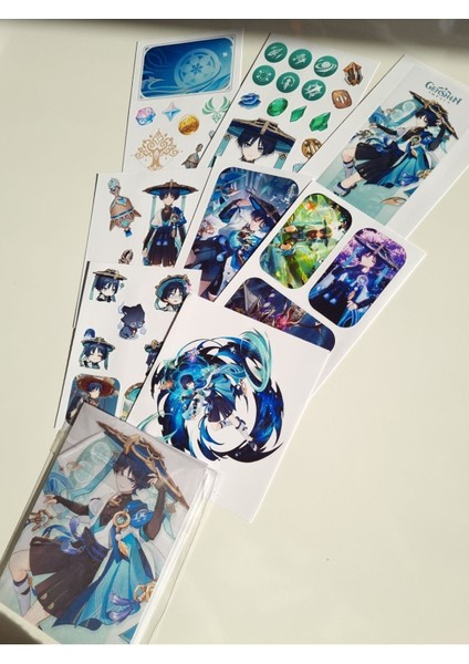 Genshin Impact Wanderer Sticker Seti modelleri