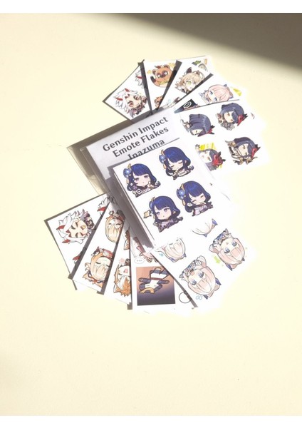 Genshin Impact Inazuma Emote Sticker Seti fiyatları