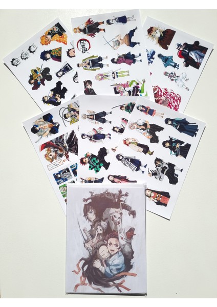Demon Slayer (Kimetsu No Yaiba) Sticker Seti